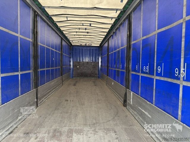 مقطورة نصفية مفتوحة مع قماش مشمع Krone Curtainsider Standard Ladebordwand