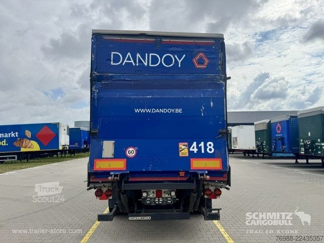 مقطورة نصفية مفتوحة مع قماش مشمع Krone Curtainsider Standard Ladebordwand