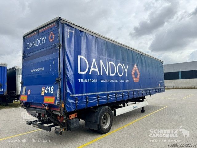 مقطورة نصفية مفتوحة مع قماش مشمع Krone Curtainsider Standard Ladebordwand