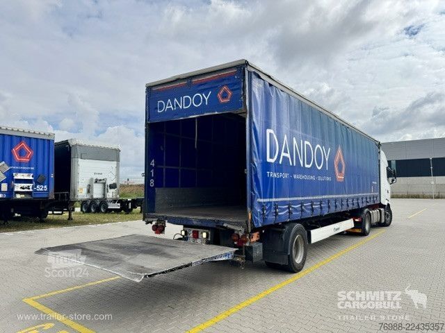 مقطورة نصفية مفتوحة مع قماش مشمع Krone Curtainsider Standard Ladebordwand