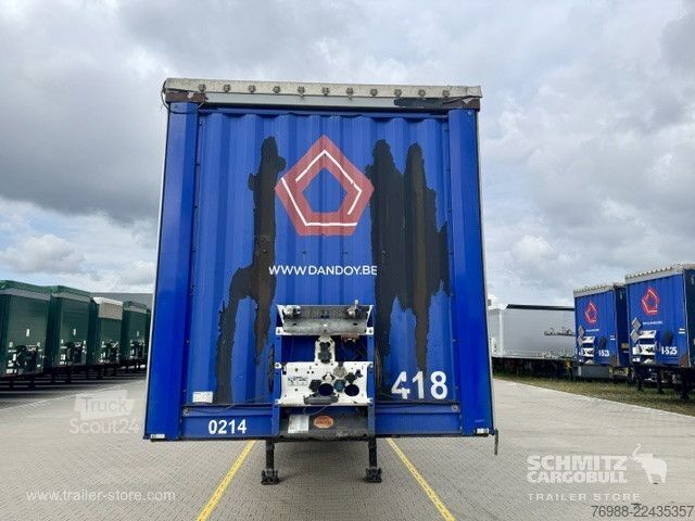 مقطورة نصفية مفتوحة مع قماش مشمع Krone Curtainsider Standard Ladebordwand