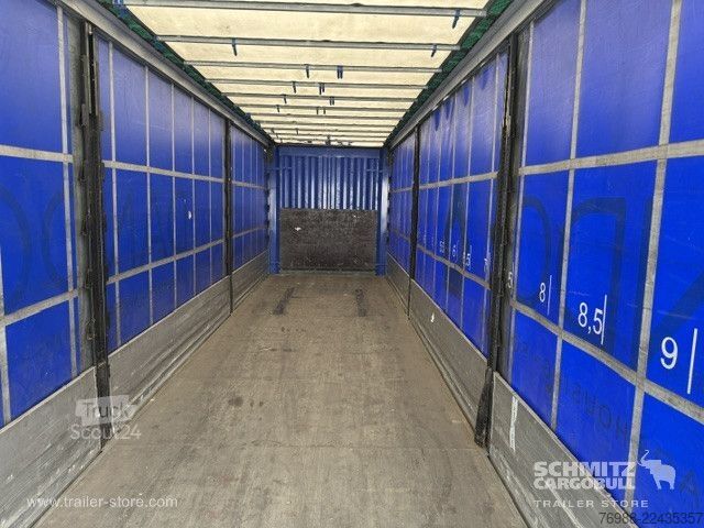 مقطورة نصفية مفتوحة مع قماش مشمع Krone Curtainsider Standard Ladebordwand