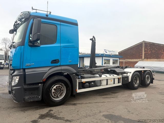 Camion benne à bras amovible MERCEDES-BENZ Actros 2542/ Meiller Aufbau/ AHK