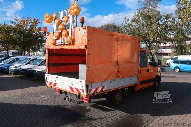 Camion bâché IVECO Daily Pritsche Plane 35S13 2. Hand/ SHZ / FN:246