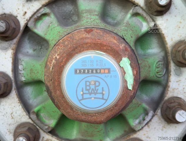 Auflieger-Wechselfahrgestell  Flandria 3 AXLE DRUM BRAKES LIFT AXLE SUPER STRO