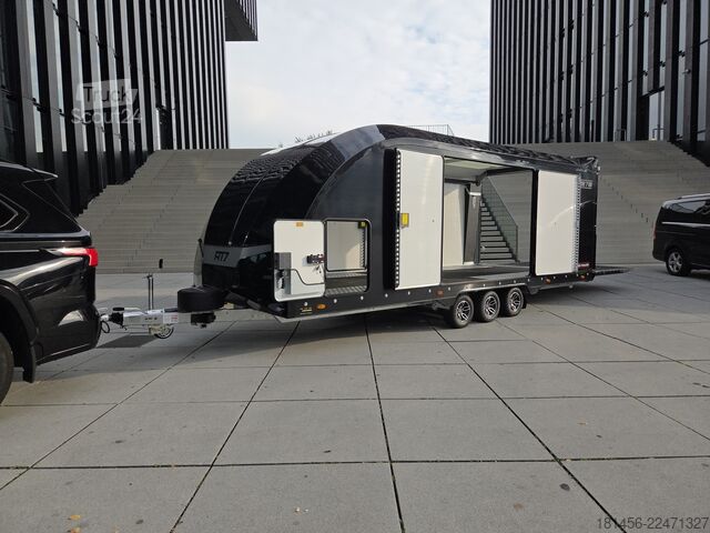 Autotransporter Anhänger Brian James Trailers RT 7 397-6023 Kamera Landstrom Stauraum