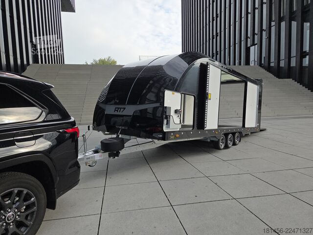 Autotransporter Anhänger Brian James Trailers RT 7 397-6023 Kamera Landstrom Stauraum