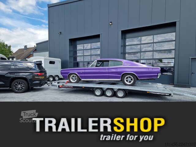 Prikolica za prevoz automobila Brian James Trailers T Transporter 231-5522 Tridem Rampen