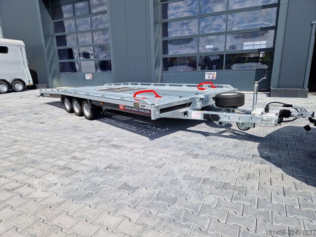 Prikolica za prevoz automobila Brian James Trailers T Transporter 231-5522 Tridem Rampen