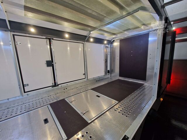 Biltransportör Brian James Trailers Race Transporter 5 weiß ab Lager verfügbar