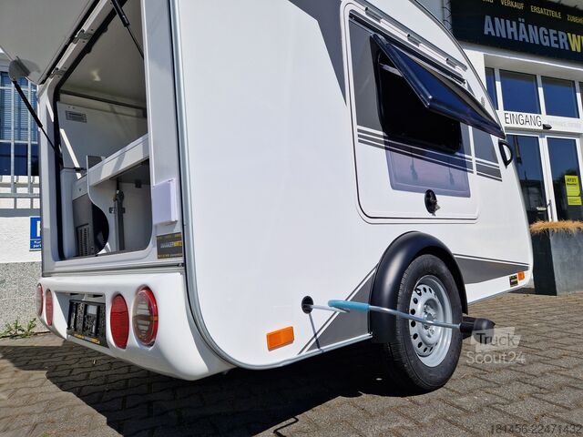 Jiné Other Mini Tommy TMC 25 Schlafanhänger mit Küche gebremst 750kg führerscheinfrei
