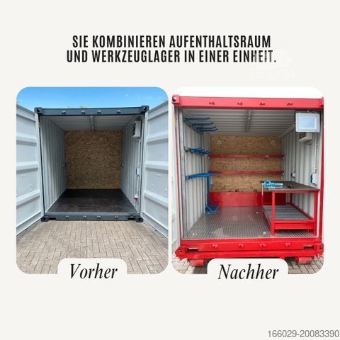 Auflieger-Wechselfahrgestell  Kombicontainer Büro / Lager
