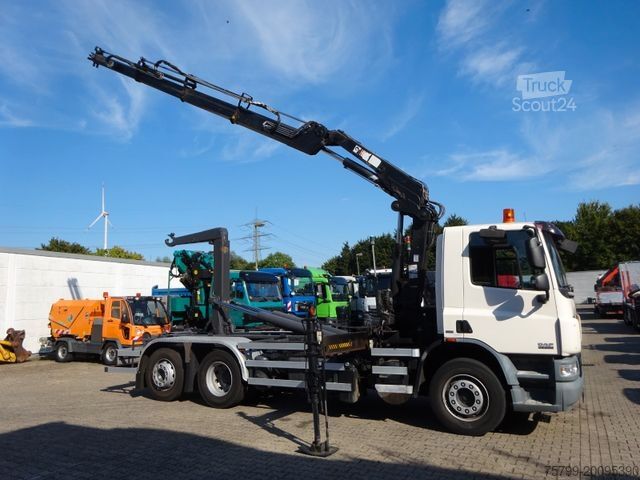 Kroklastbil DAF 28-250 CF Abroller + HIA B195-3 Kran