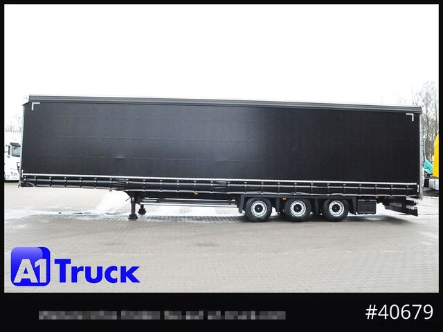 Auflieger mit Pritsche & Plane SCHMITZ SCB  24, Mega, Speed Curtain, VDI 2700, neue Plane