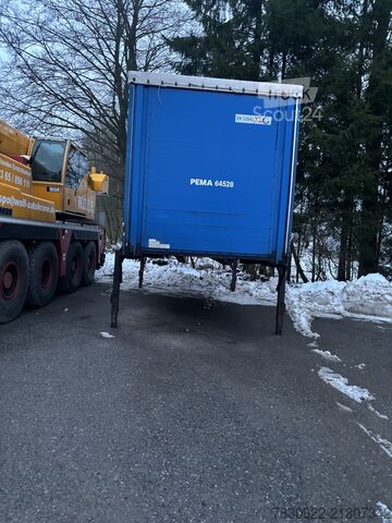 Swap body with flatbed & tarp