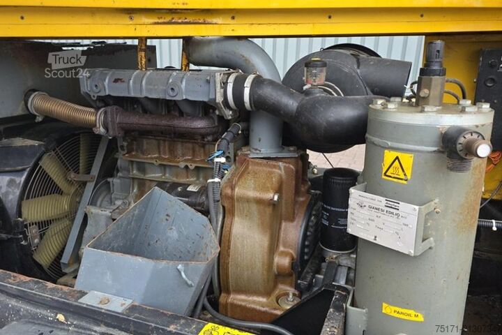 Soğutucu gaz kompresörü Atlas Copco XAS66 As-Is, Diesel, Volume flow: ± 3,4 – 3,7 m³/m