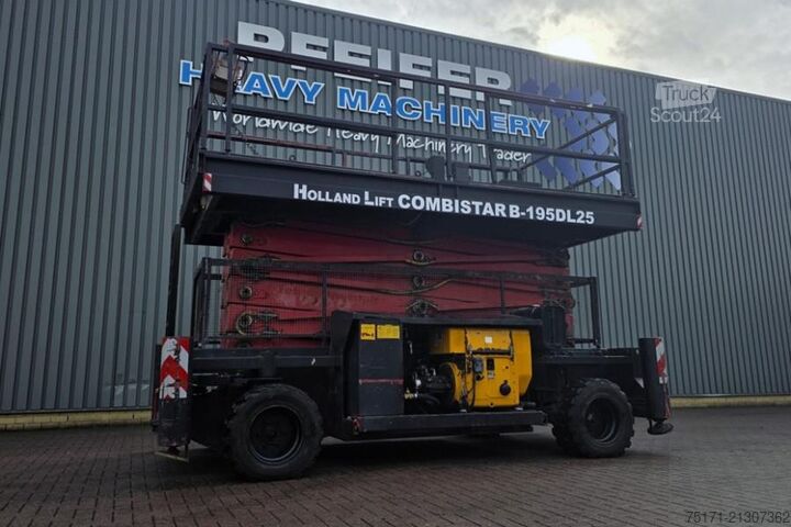 Podnośnik nożycowy Holland Lift Combistar B-195DL25-4WD/P/N Diesel, 4x4 Drive, 21.