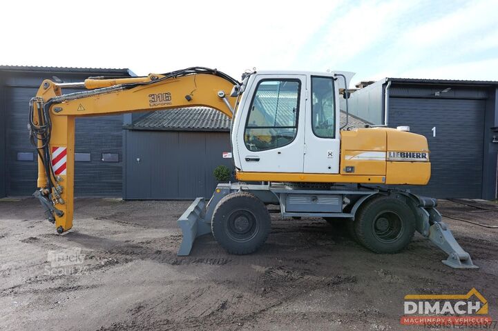 Ekskavatör Liebherr A316 Monogiek - blad + stempels - airco - Deutz...