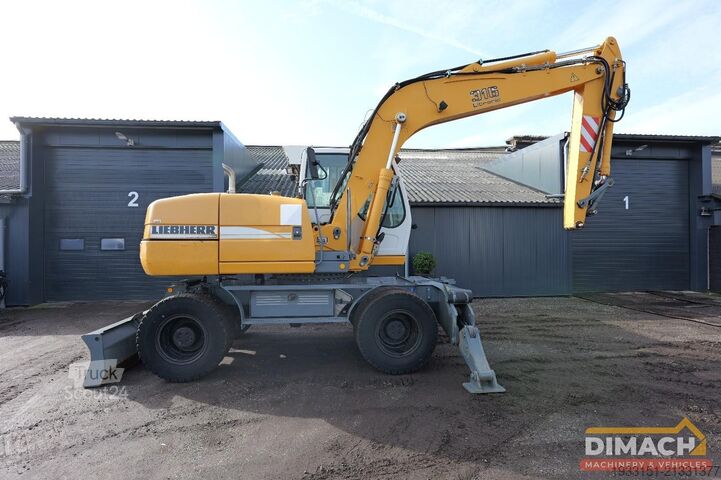 Ekskavatör Liebherr A316 Monogiek - blad + stempels - airco - Deutz...