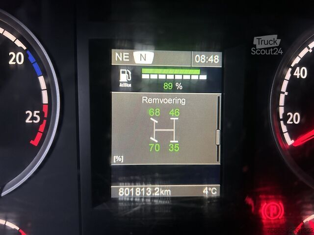 Gekoeld/bevroren transport Scania P360 / 801 dkm / Reefer -50 gr & -25 gr DuoTemp...