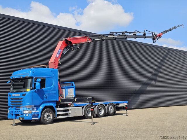 Rakodóplatform Scania G490 8x4*4 / HMF 5020 CRANE - KRAN + JIB + WINC...