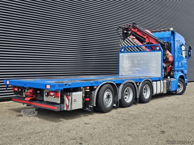 Rakodóplatform Scania G490 8x4*4 / HMF 5020 CRANE - KRAN + JIB + WINC...
