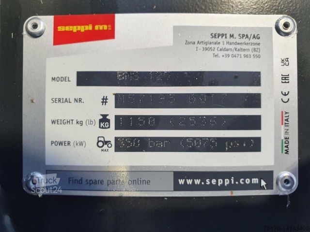 Alții  Seppi M. BMS 125 / 13-30t /Forstmulcher/lagernd!