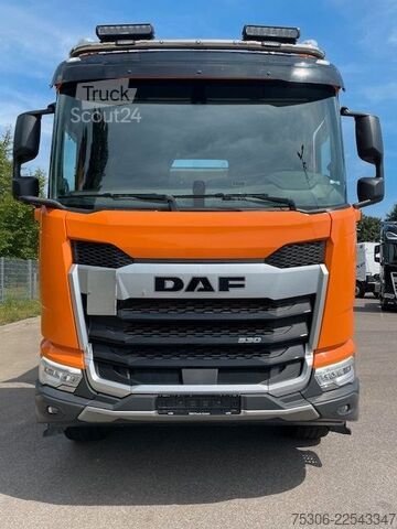 Tre-sidet tipbil DAF FAT XFC 530 Meiller Trigenius D316