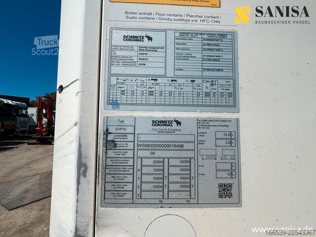 Køletrailer SCHMITZ CARGOBULL SCB*S2/Carrier Twin Cool Icland/TÜV:01.27