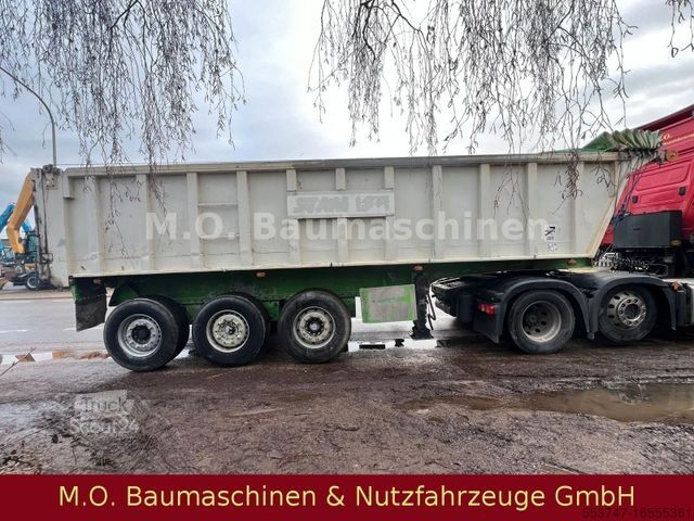 Kipper Auflieger STAS S3-SA334 K / 3 Achser / Luft / Plane / ALU /