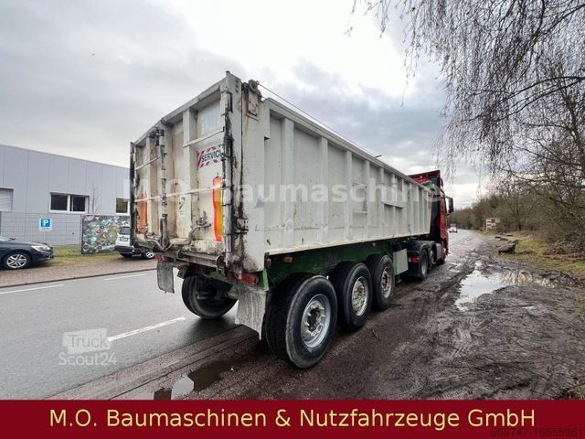 Kipper Auflieger STAS S3-SA334 K / 3 Achser / Luft / Plane / ALU /