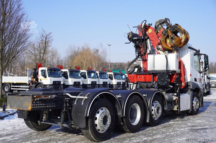 Кран-маніпулятор Mercedes-Benz Antos 3240 8×2 / Typhoon L170Z3 crane