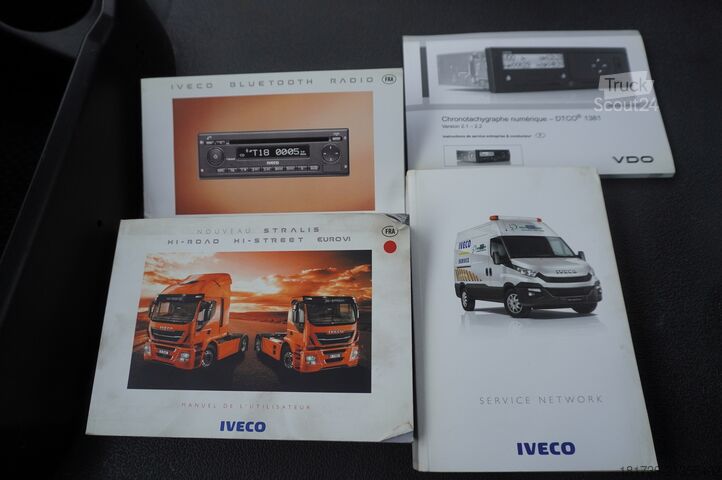 Trijų pusių savivartis Iveco Stralis 19.310 E6 4x2 / Fassi F155A.0.22