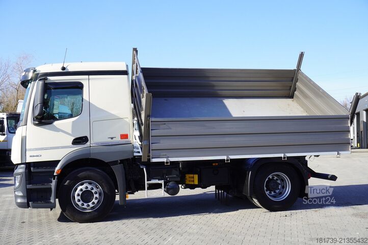 Savivartis Mercedes-Benz Actros 1840 / New 3-side tipper 10 EPAL