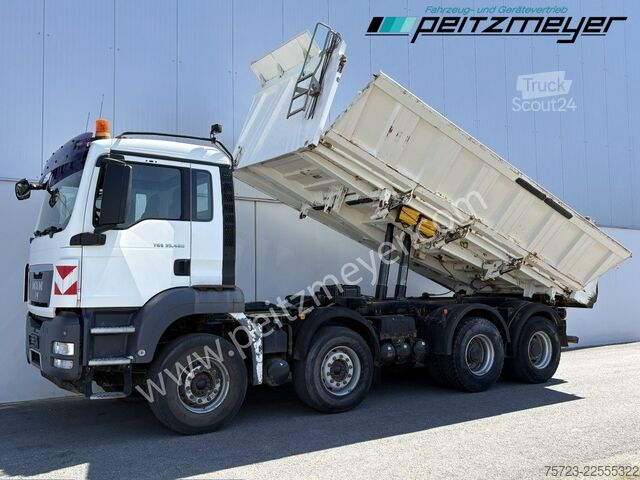 Dreiseitenkipper LKW MAN TGS 35.480 FK 8x4, Klima, Bordmatik