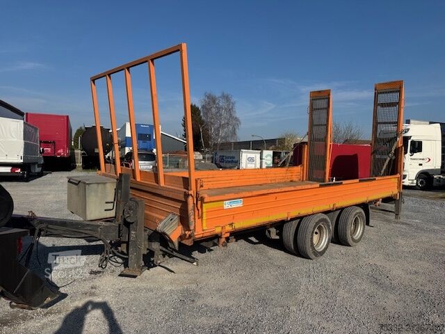 Rimorchio a pianale ribassato Blomenröhr 14to 3S Öl Kipper Tieflader 5,5m Rampen
