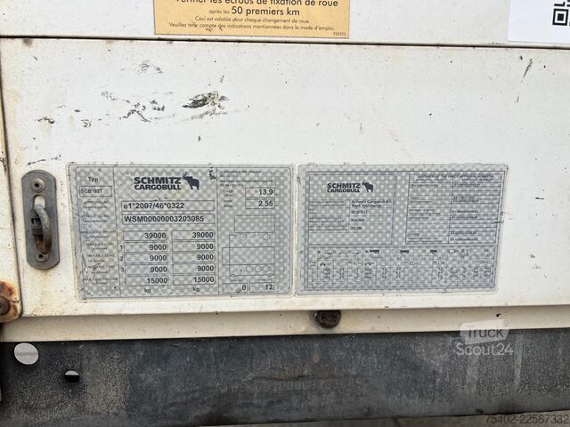 Liukuvat pressut Schmitz Cargobull N/A SCB*S3T / Tautliner / Huckepack / Disc brakes