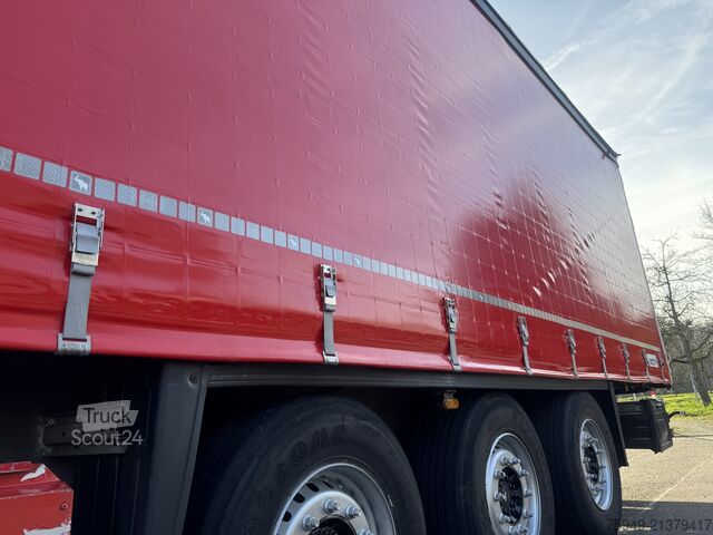 SCS24/L стандарт, повдигаща ос, палетна касета. Schmitz Cargobull SCS24/L Standard, Liftachse, Palettenka.