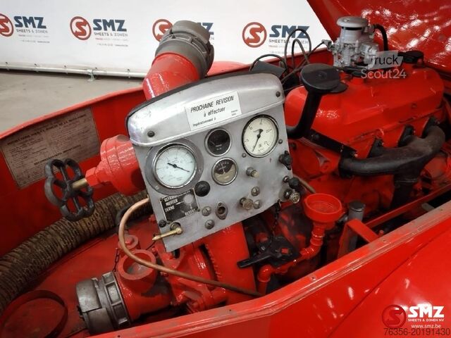 Construction Diversen Occ aanhanger met brandweerpomp + benzine motor