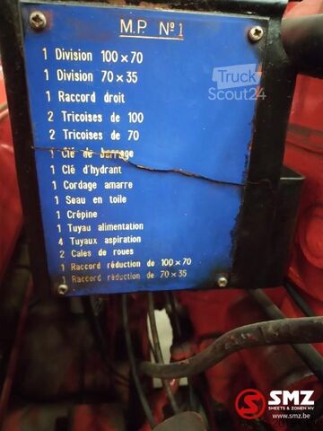 Construction Diversen Occ aanhanger met brandweerpomp + benzine motor