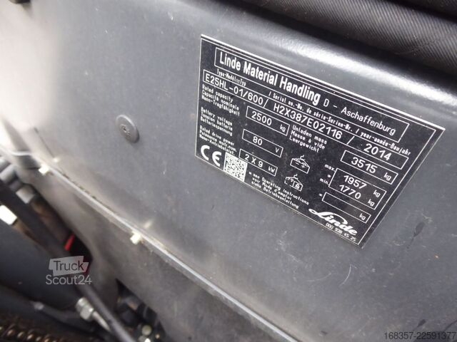 Chariot élévateur frontal Linde E25HL-01/600