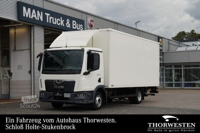 Kuorma-auto umpikorilla MAN TGL 8.190 Koffer LBW Automatik Anhängerkupplung