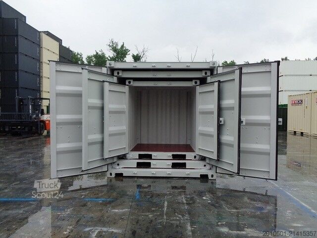 Sjöcontainer 10/ 8/6 Fuß Set Baucontainer / Lichtgrau Minicontainer/Containerset/Self Storage