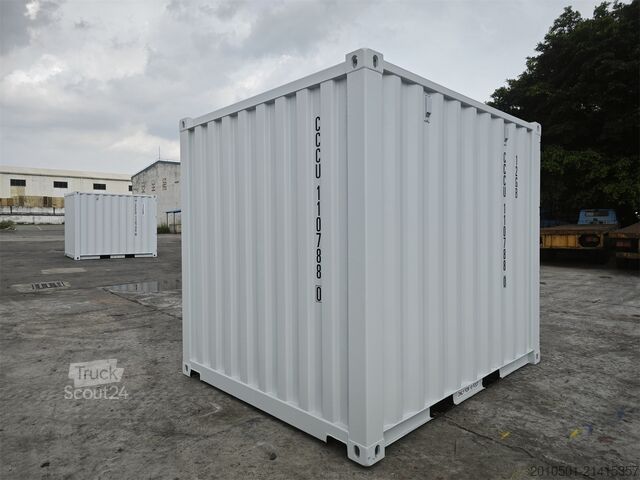 Sjöcontainer 10/ 8/6 Fuß Set Baucontainer / Lichtgrau Minicontainer/Containerset/Self Storage