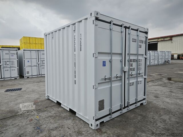 Sjöcontainer 10/ 8/6 Fuß Set Baucontainer / Lichtgrau Minicontainer/Containerset/Self Storage