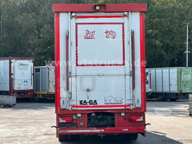 Samochód do przewozu bydła SCANIA R520 V8 4x2 Blatt/Luft KA-BA 3-Stock m. Hubdach