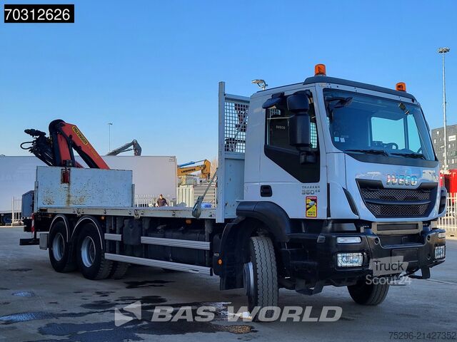 Lastauslautta Iveco Trakker 360 Trakker 6X4 Palfinger PK16002 Remot...