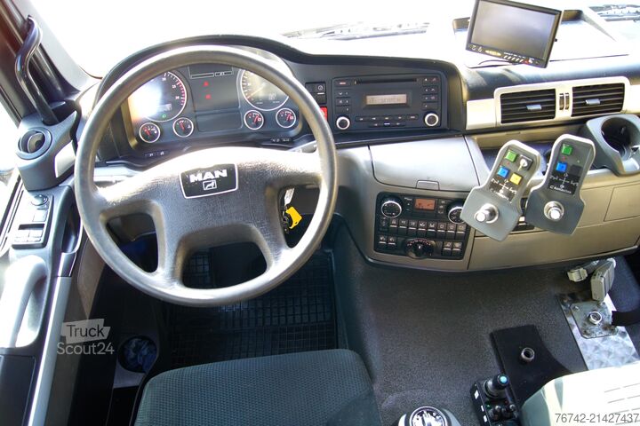 Tovornjak s kavljem za kontejnerje MAN TGS 28.400 BL 6x4-4 / PK12002 EH/ PALIFT T15A / Winterdienst