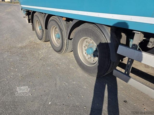 Walking floor semitrailer KNAPEN Schubboden 65 cbm, Lift, sauberes Fahrzeug