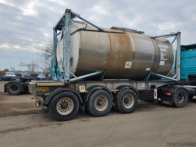 Tanksemitrailer VAN HOOL Tankchassis + Tankcontainer